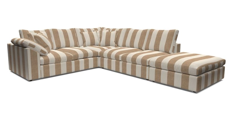 Big Softie Sloped Arm Large Corner Group LHF in Sahara Chalk