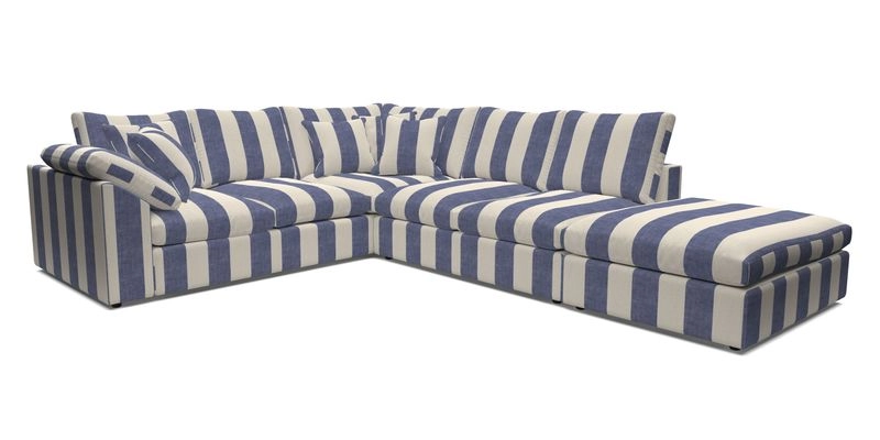 Big Softie Sloped Arm Large Corner Group LHF in Sahara Chalk