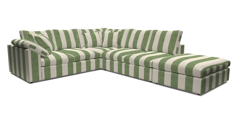 Big Softie Sloped Arm Large Corner Group LHF in Sahara Chalk