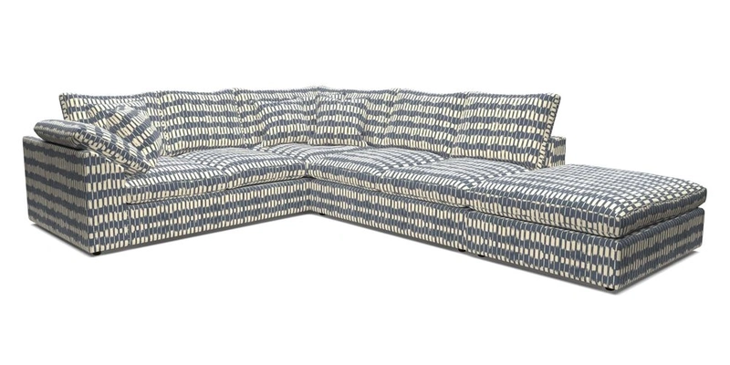 Big Softie Sloped Arm Large Corner Group LHF in Sahara Chalk