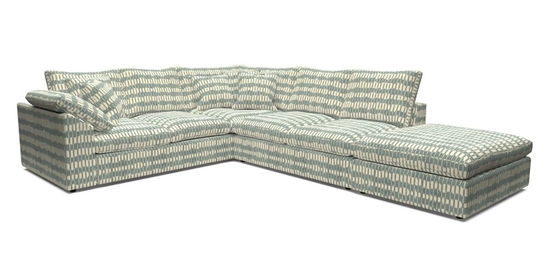 Big Softie Sloped Arm Large Corner Group LHF in Sahara Chalk