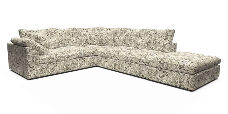 Big Softie Sloped Arm Large Corner Group LHF in Sahara Chalk