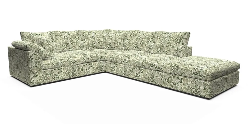 Big Softie Sloped Arm Large Corner Group LHF in Sahara Chalk