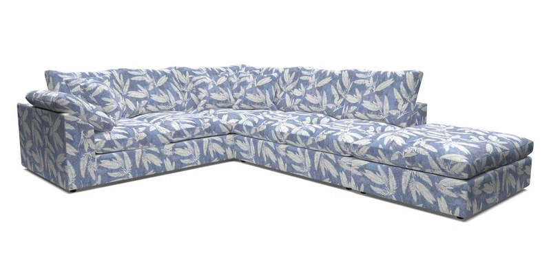 Big Softie Sloped Arm Large Corner Group LHF in Sahara Chalk