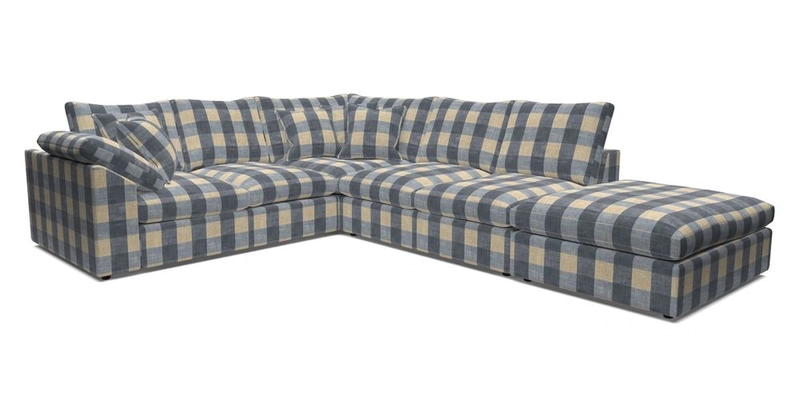 Big Softie Sloped Arm Large Corner Group LHF in Sahara Chalk