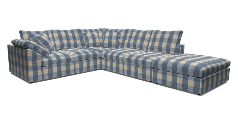 Big Softie Sloped Arm Large Corner Group LHF in Sahara Chalk