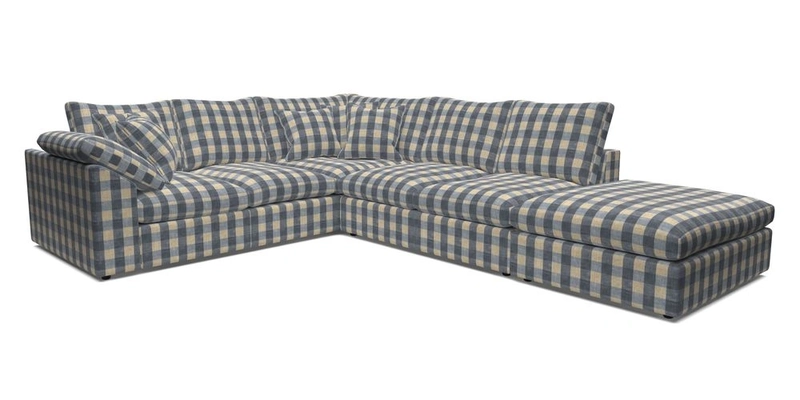 Big Softie Sloped Arm Large Corner Group LHF in Sahara Chalk