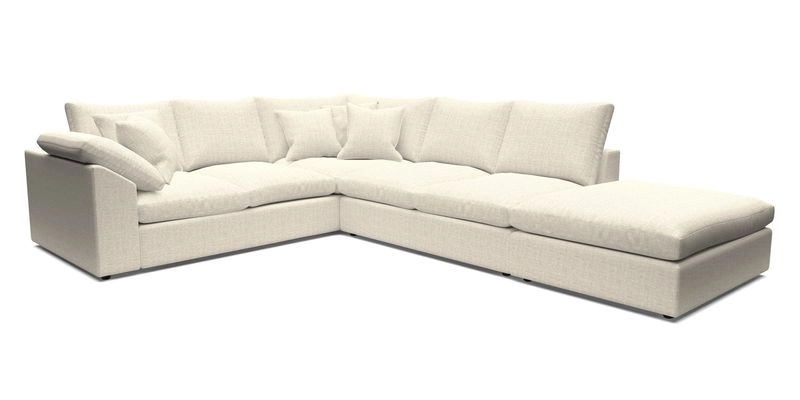Big Softie Sloped Arm Large Corner Group LHF in Sahara Chalk