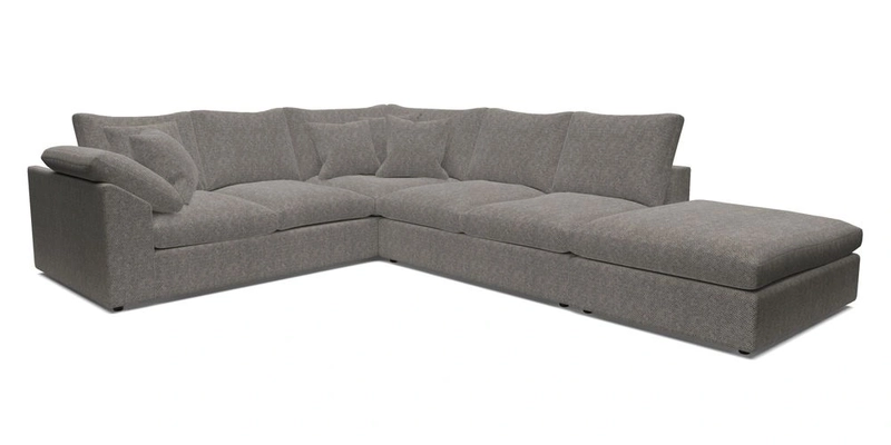 Big Softie Sloped Arm Large Corner Group LHF in Sahara Chalk