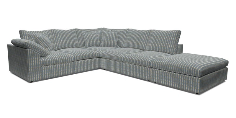 Big Softie Sloped Arm Large Corner Group LHF in Sahara Chalk