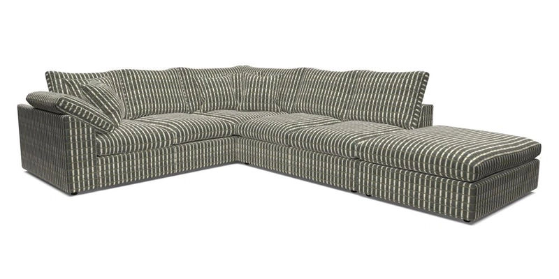 Big Softie Sloped Arm Large Corner Group LHF in Sahara Chalk