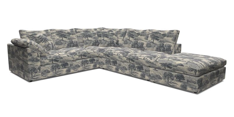 Big Softie Sloped Arm Large Corner Group LHF in Sahara Chalk