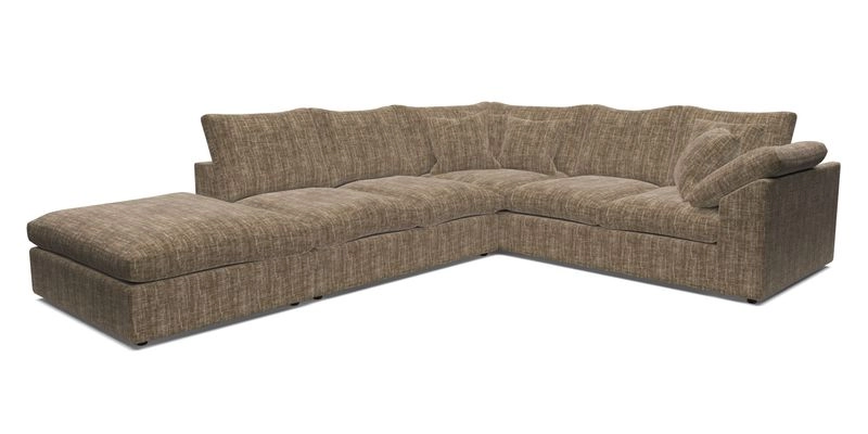 Big Softie Sloped Arm Large Corner Group RHF in Sahara Chalk