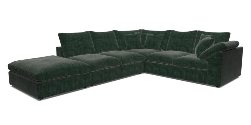Big Softie Sloped Arm Large Corner Group RHF in Sahara Chalk