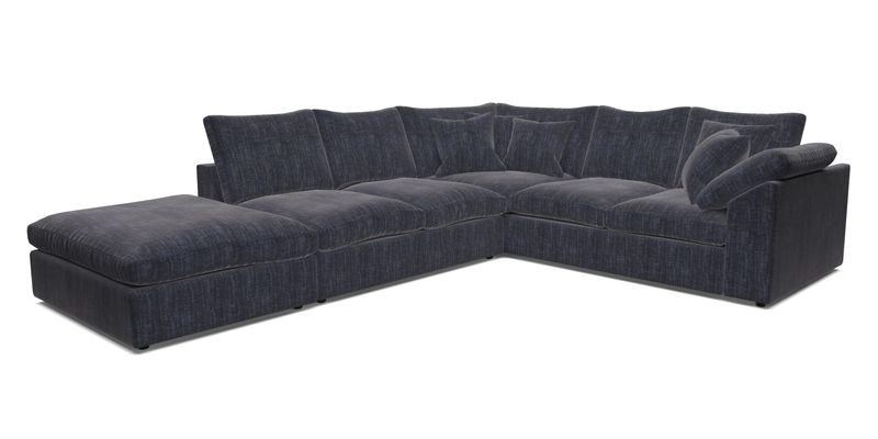 Big Softie Sloped Arm Large Corner Group RHF in Sahara Chalk