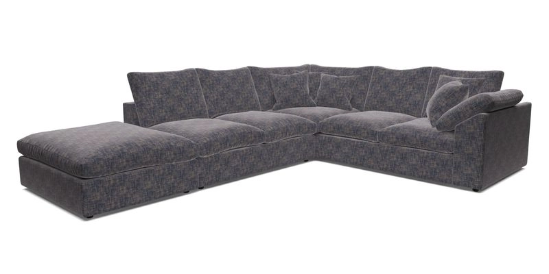 Big Softie Sloped Arm Large Corner Group RHF in Sahara Chalk