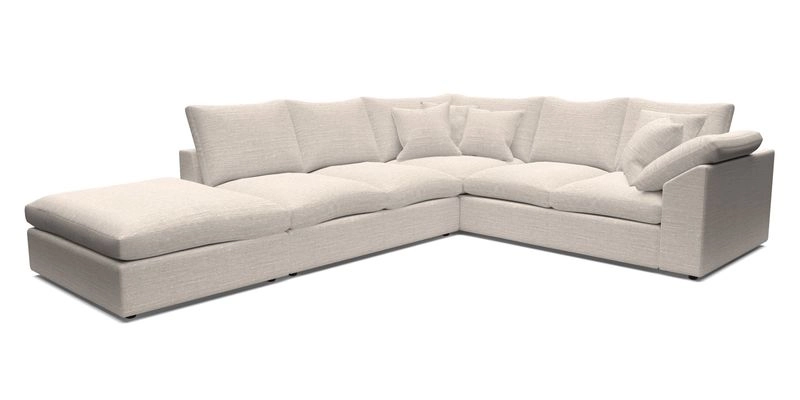 Big Softie Sloped Arm Large Corner Group RHF in Sahara Chalk