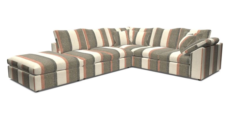 Big Softie Sloped Arm Large Corner Group RHF in Sahara Chalk