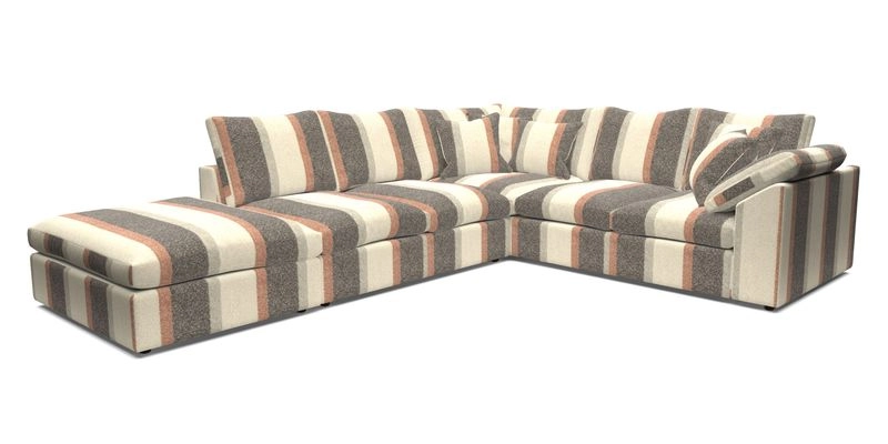 Big Softie Sloped Arm Large Corner Group RHF in Sahara Chalk