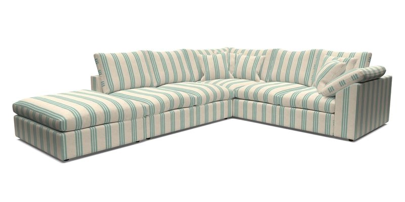 Big Softie Sloped Arm Large Corner Group RHF in Sahara Chalk