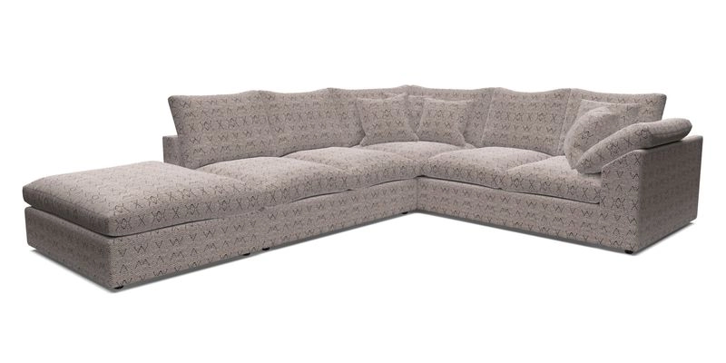 Big Softie Sloped Arm Large Corner Group RHF in Sahara Chalk