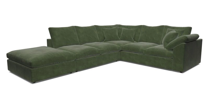 Big Softie Sloped Arm Large Corner Group RHF in Sahara Chalk