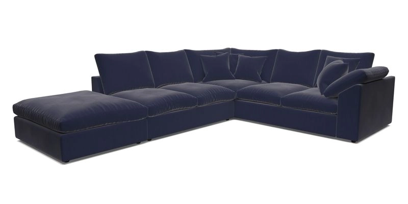 Big Softie Sloped Arm Large Corner Group RHF in Sahara Chalk