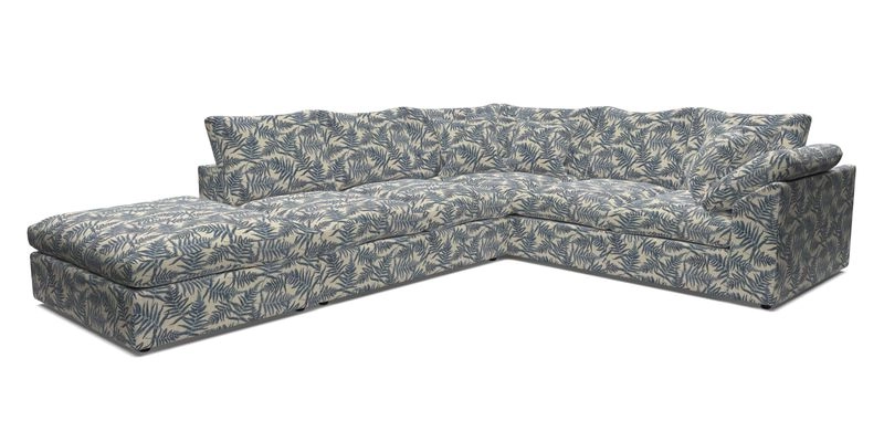 Big Softie Sloped Arm Large Corner Group RHF in Sahara Chalk
