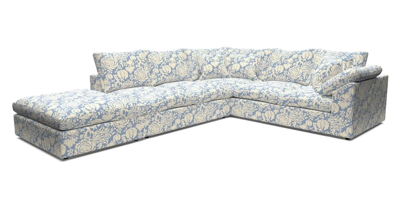 Big Softie Sloped Arm Large Corner Group RHF in Sahara Chalk