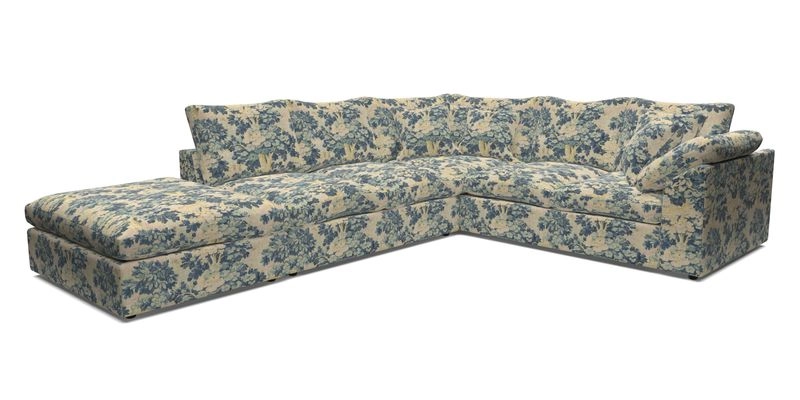 Big Softie Sloped Arm Large Corner Group RHF in Sahara Chalk