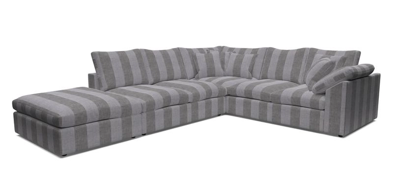 Big Softie Sloped Arm Large Corner Group RHF in Sahara Chalk