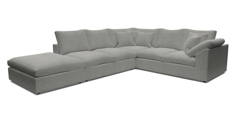 Big Softie Sloped Arm Large Corner Group RHF in Sahara Chalk