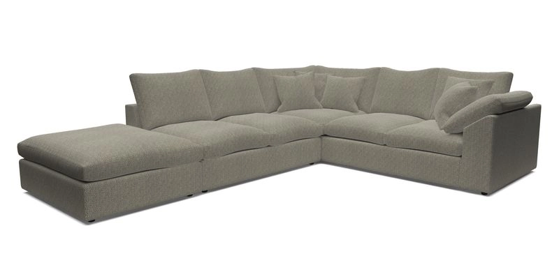 Big Softie Sloped Arm Large Corner Group RHF in Sahara Chalk