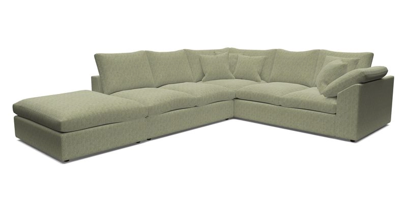 Big Softie Sloped Arm Large Corner Group RHF in Sahara Chalk