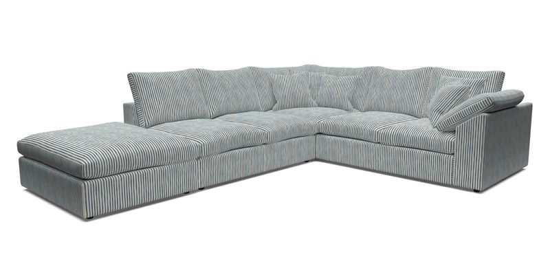 Big Softie Sloped Arm Large Corner Group RHF in Sahara Chalk