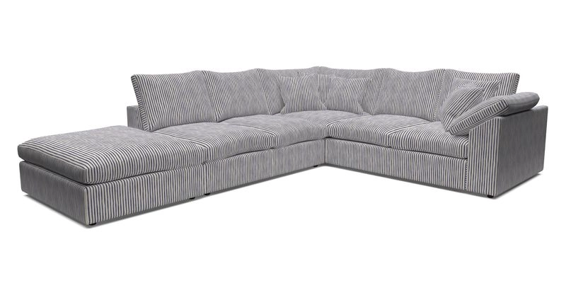 Big Softie Sloped Arm Large Corner Group RHF in Sahara Chalk