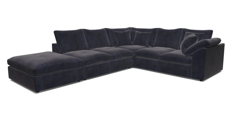 Big Softie Sloped Arm Large Corner Group RHF in Sahara Chalk