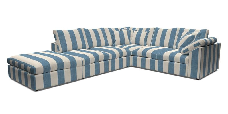 Big Softie Sloped Arm Large Corner Group RHF in Sahara Chalk