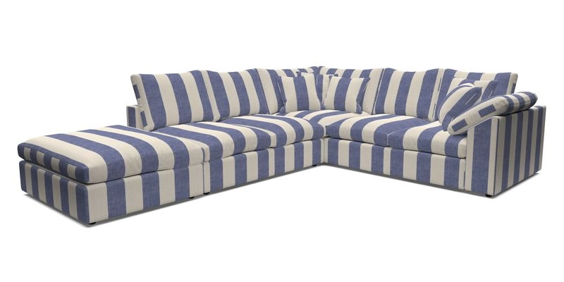 Big Softie Sloped Arm Large Corner Group RHF in Sahara Chalk