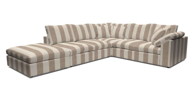 Big Softie Sloped Arm Large Corner Group RHF in Sahara Chalk