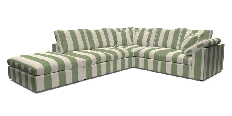 Big Softie Sloped Arm Large Corner Group RHF in Sahara Chalk