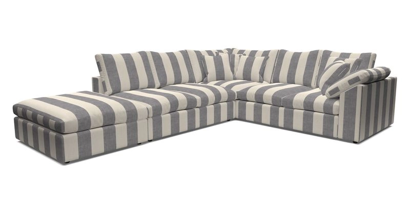 Big Softie Sloped Arm Large Corner Group RHF in Sahara Chalk