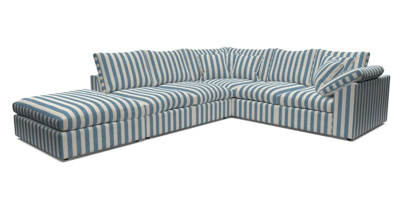 Big Softie Sloped Arm Large Corner Group RHF in Sahara Chalk