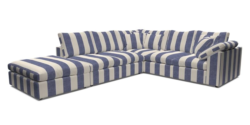 Big Softie Sloped Arm Large Corner Group RHF in Sahara Chalk
