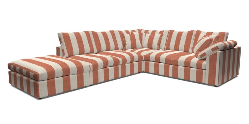 Big Softie Sloped Arm Large Corner Group RHF in Sahara Chalk