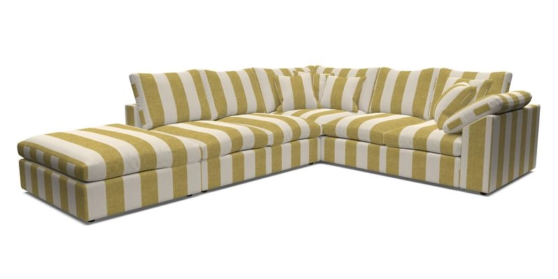 Big Softie Sloped Arm Large Corner Group RHF in Sahara Chalk