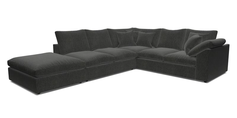 Big Softie Sloped Arm Large Corner Group RHF in Sahara Chalk