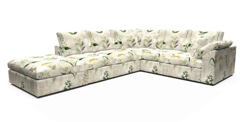 Big Softie Sloped Arm Large Corner Group RHF in Sahara Chalk