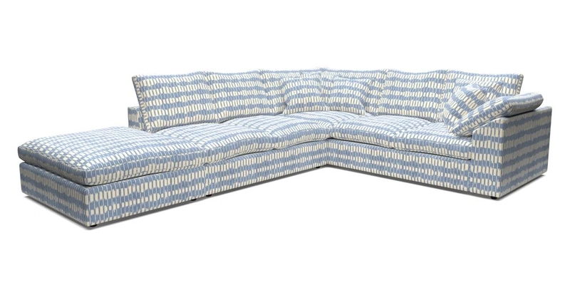 Big Softie Sloped Arm Large Corner Group RHF in Sahara Chalk
