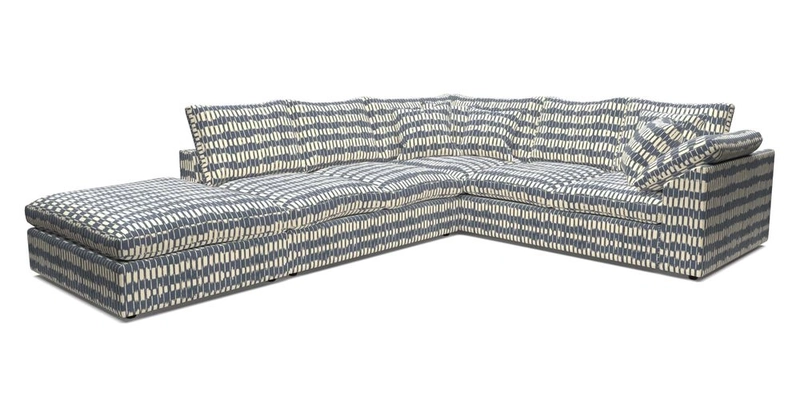 Big Softie Sloped Arm Large Corner Group RHF in Sahara Chalk